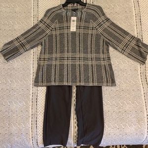 Eileen Fisher Sleek Tencel Merino Knit Sweater